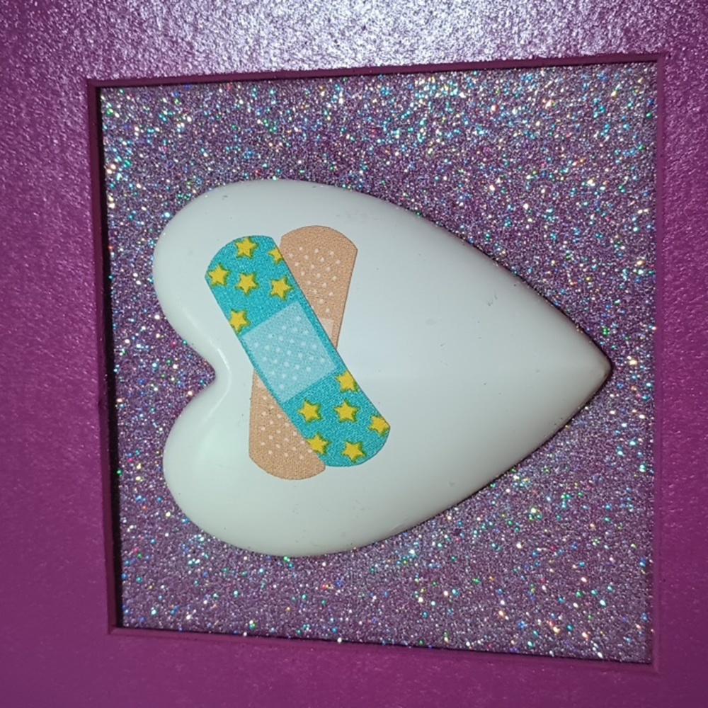 OOAK Handmade 'Healing Heart' PTSD Awareness Therapy Art - Picture 2 of 8